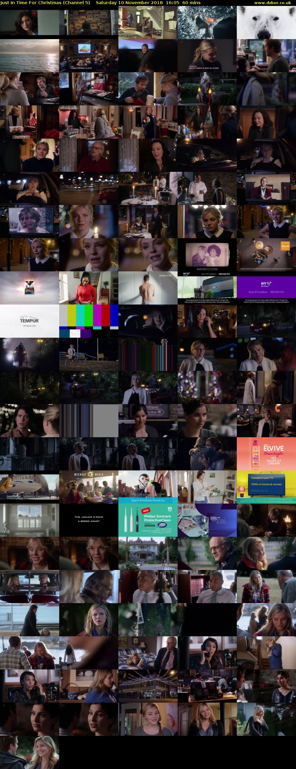 Just In Time For Christmas (Channel 5) Saturday 10 November 2018 16:05 - 17:05