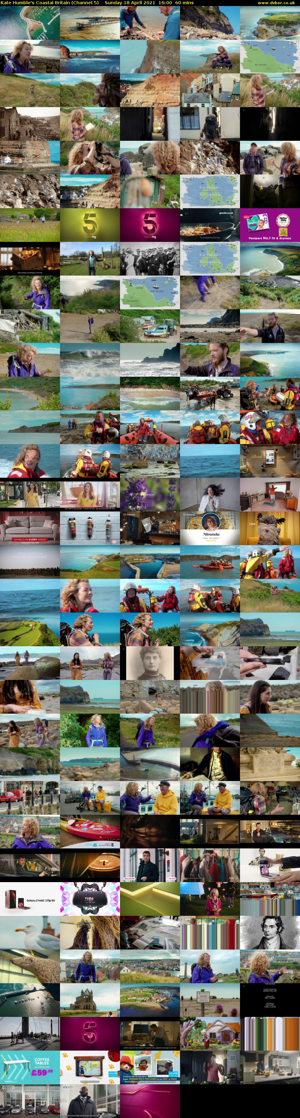 Kate Humble's Coastal Britain (Channel 5) Sunday 18 April 2021 16:00 - 17:00