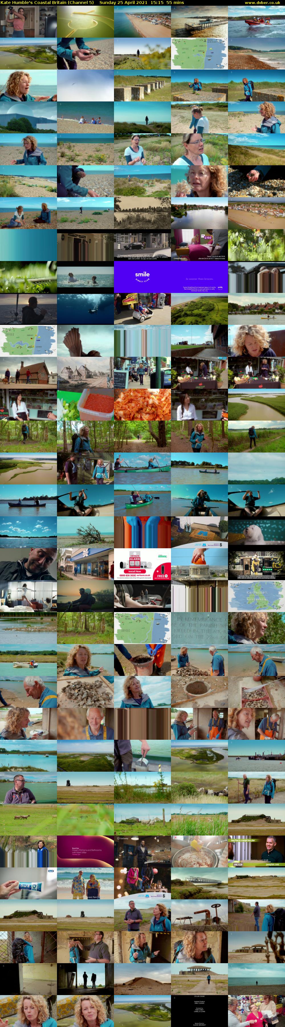 Kate Humble's Coastal Britain (Channel 5) Sunday 25 April 2021 15:15 - 16:10