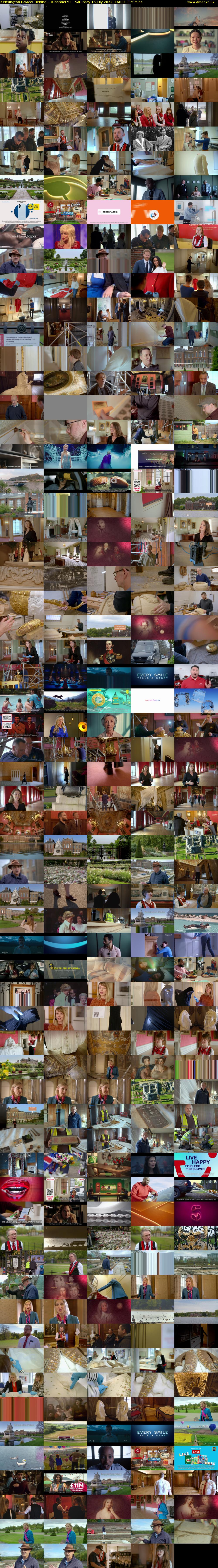 Kensington Palace: Behind... (Channel 5) Saturday 16 July 2022 16:00 - 17:55