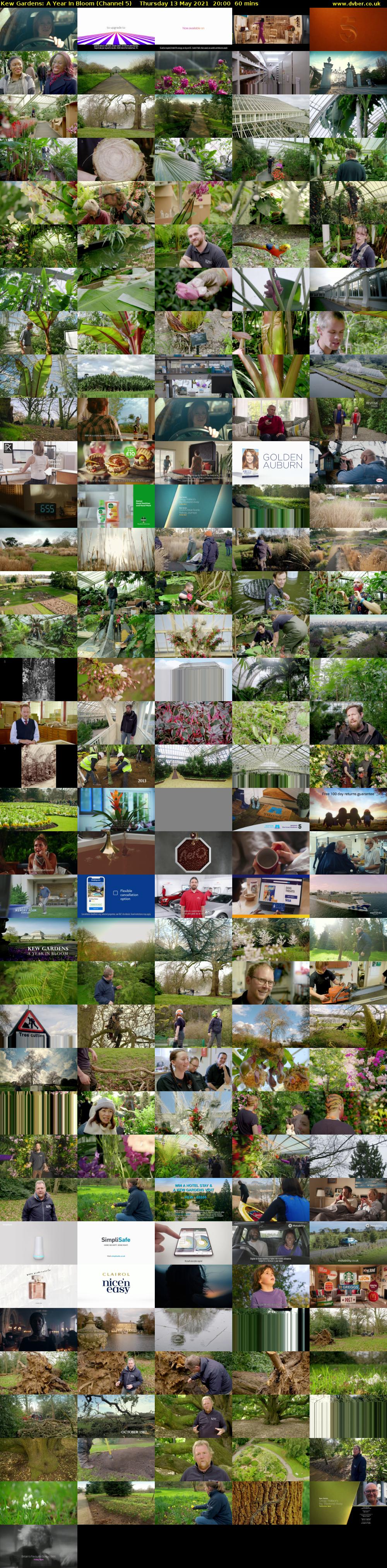 Kew Gardens: A Year In Bloom (Channel 5) Thursday 13 May 2021 20:00 - 21:00