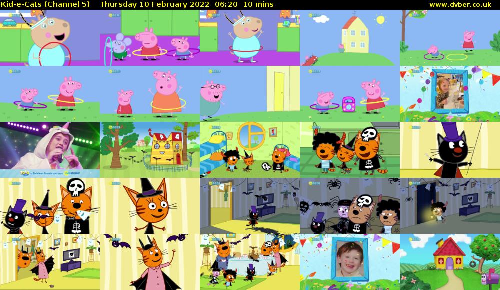 Kid-e-Cats (Channel 5) Thursday 10 February 2022 06:20 - 06:30