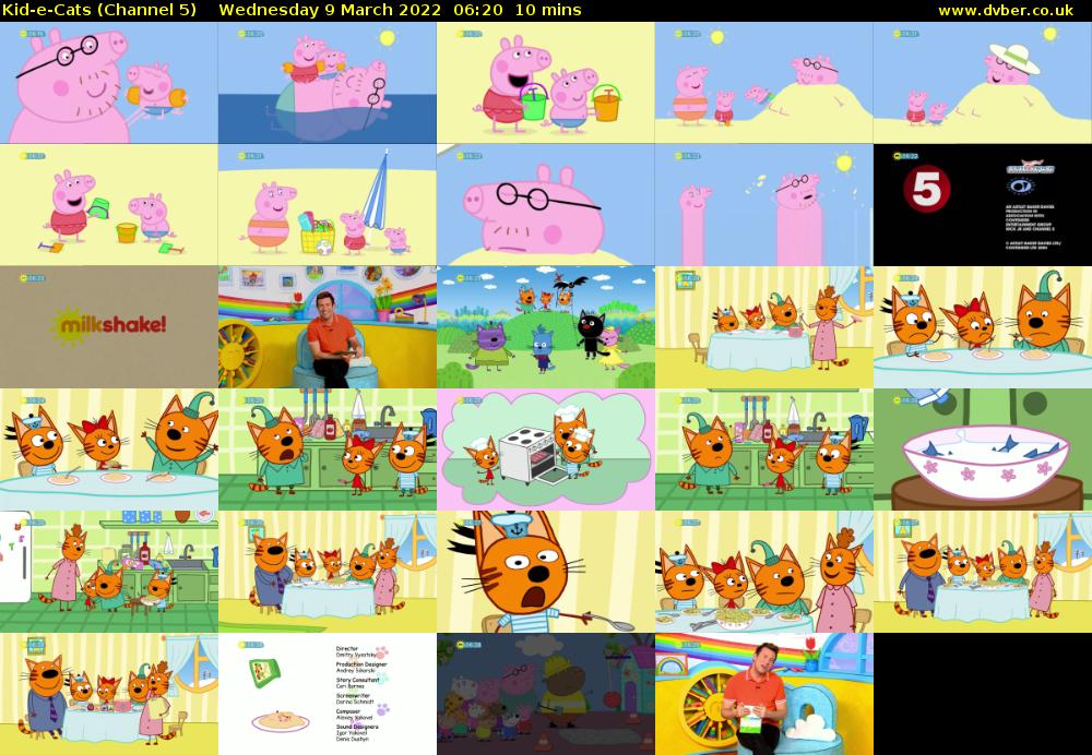 Kid-e-Cats (Channel 5) Wednesday 9 March 2022 06:20 - 06:30