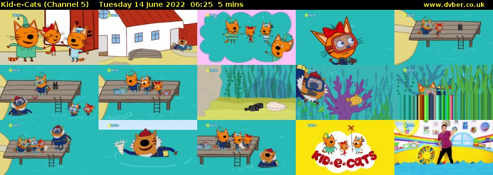 Kid-e-Cats (Channel 5) Tuesday 14 June 2022 06:25 - 06:30