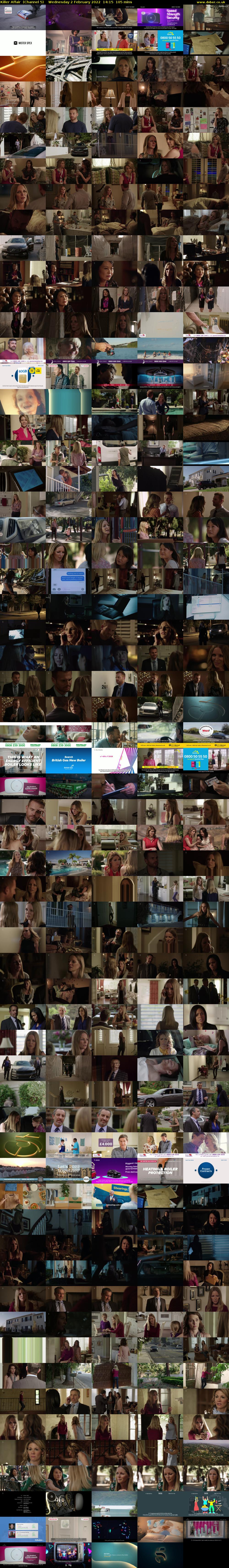 Killer Affair  (Channel 5) Wednesday 2 February 2022 14:15 - 16:00