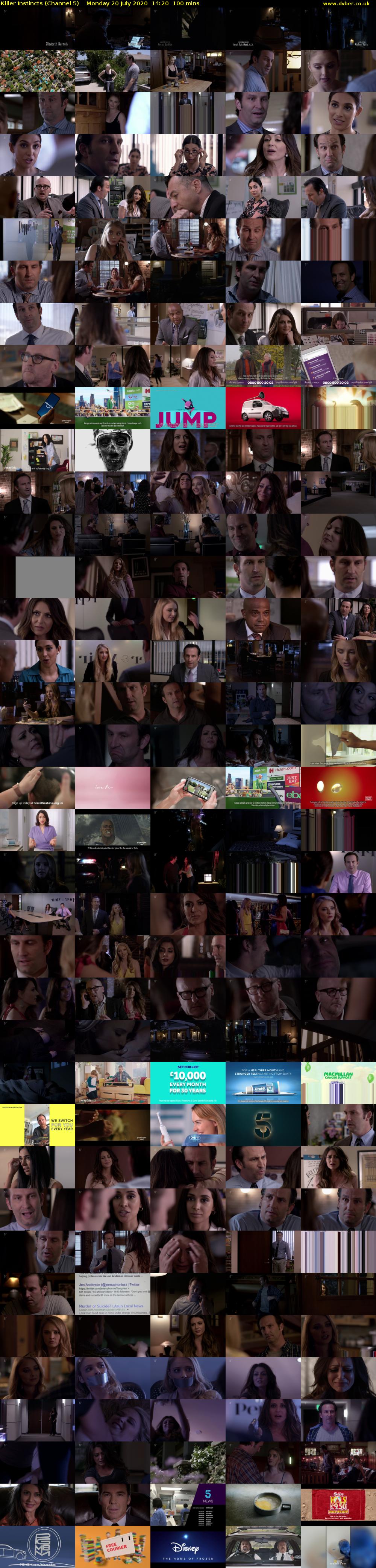Killer Instincts (Channel 5) Monday 20 July 2020 14:20 - 16:00