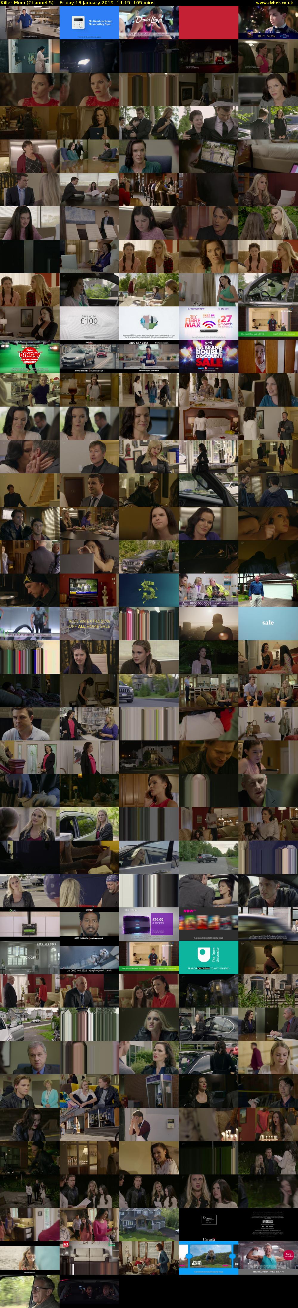 Killer Mom (Channel 5) Friday 18 January 2019 14:15 - 16:00