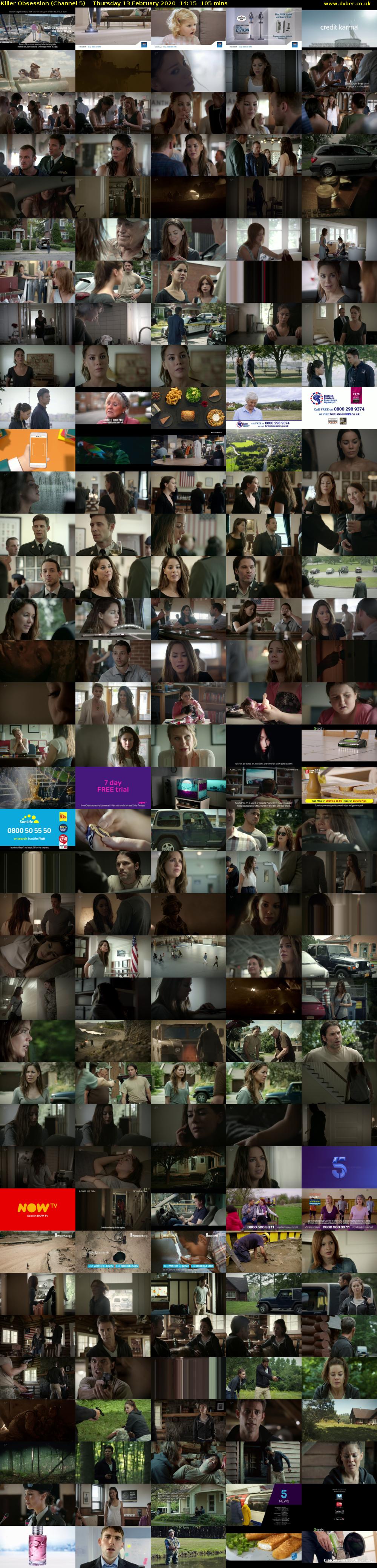 Killer Obsession (Channel 5) Thursday 13 February 2020 14:15 - 16:00