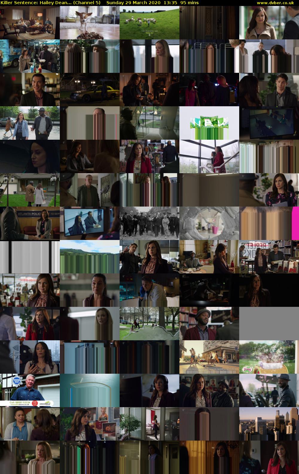 Killer Sentence: Hailey Dean... (Channel 5) Sunday 29 March 2020 13:35 - 15:10