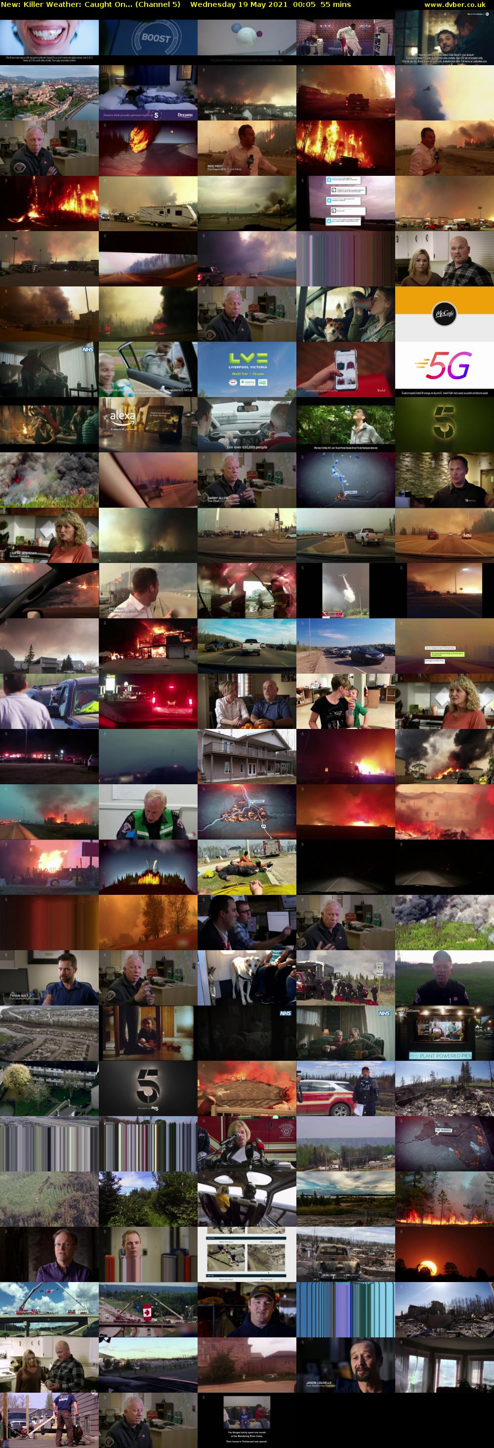 Killer Weather: Caught On... (Channel 5) Wednesday 19 May 2021 00:05 - 01:00