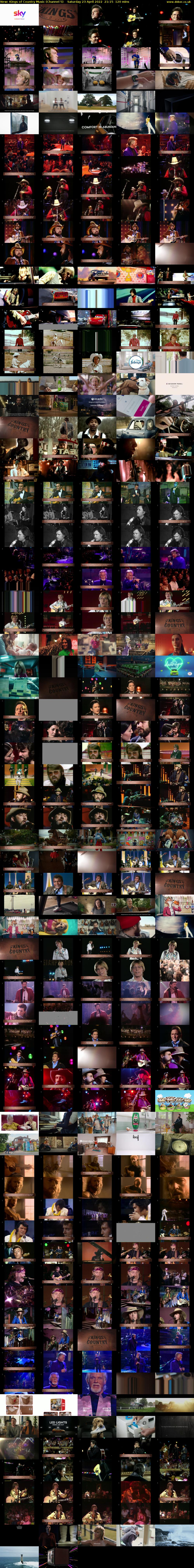 Kings of Country Music (Channel 5) Saturday 23 April 2022 21:15 - 23:15