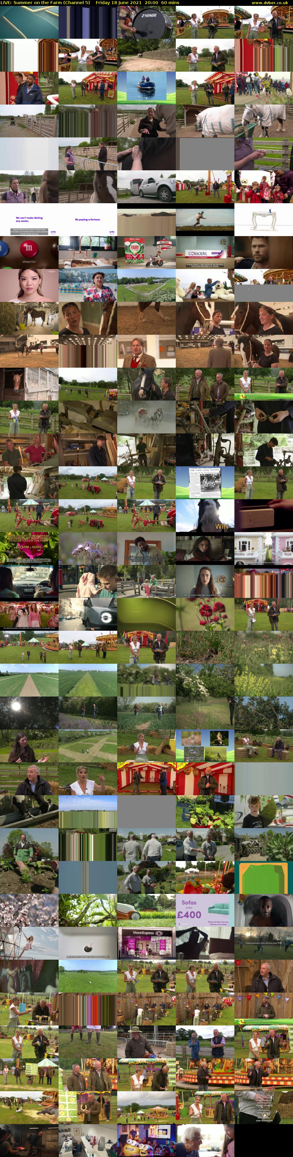 LIVE: Summer on the Farm (Channel 5) Friday 18 June 2021 20:00 - 21:00
