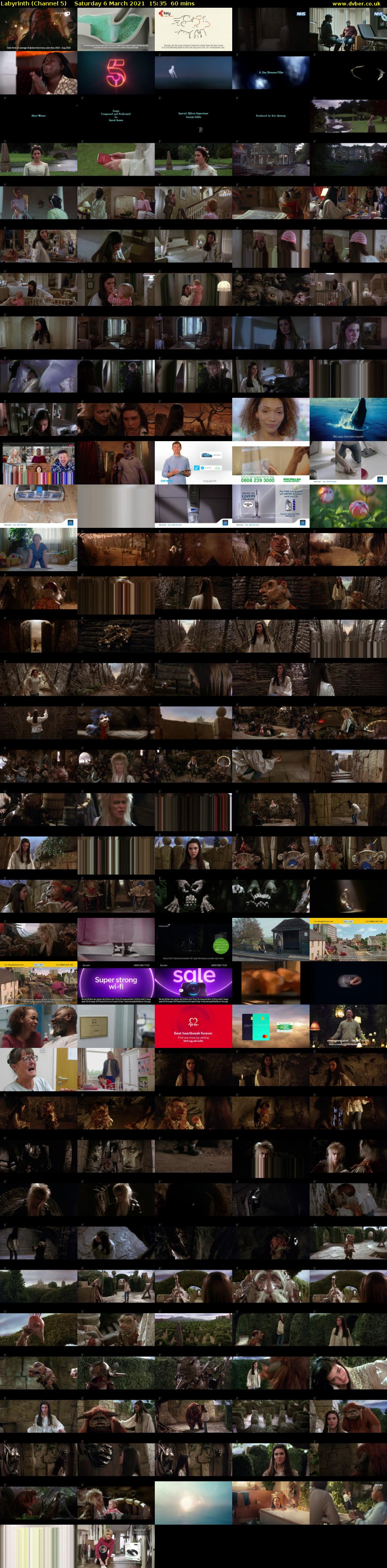 Labyrinth (Channel 5) Saturday 6 March 2021 15:35 - 16:35