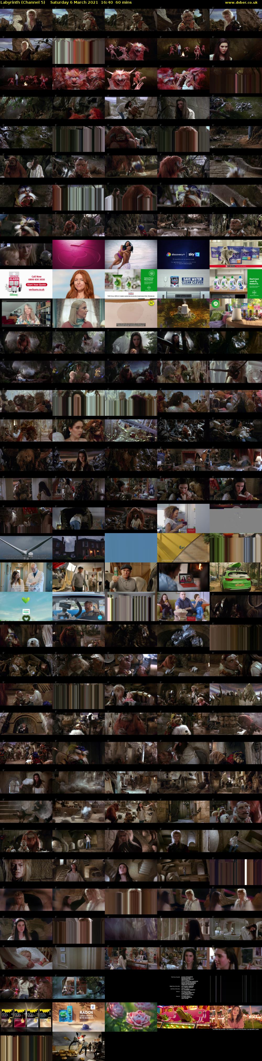 Labyrinth (Channel 5) Saturday 6 March 2021 16:40 - 17:40