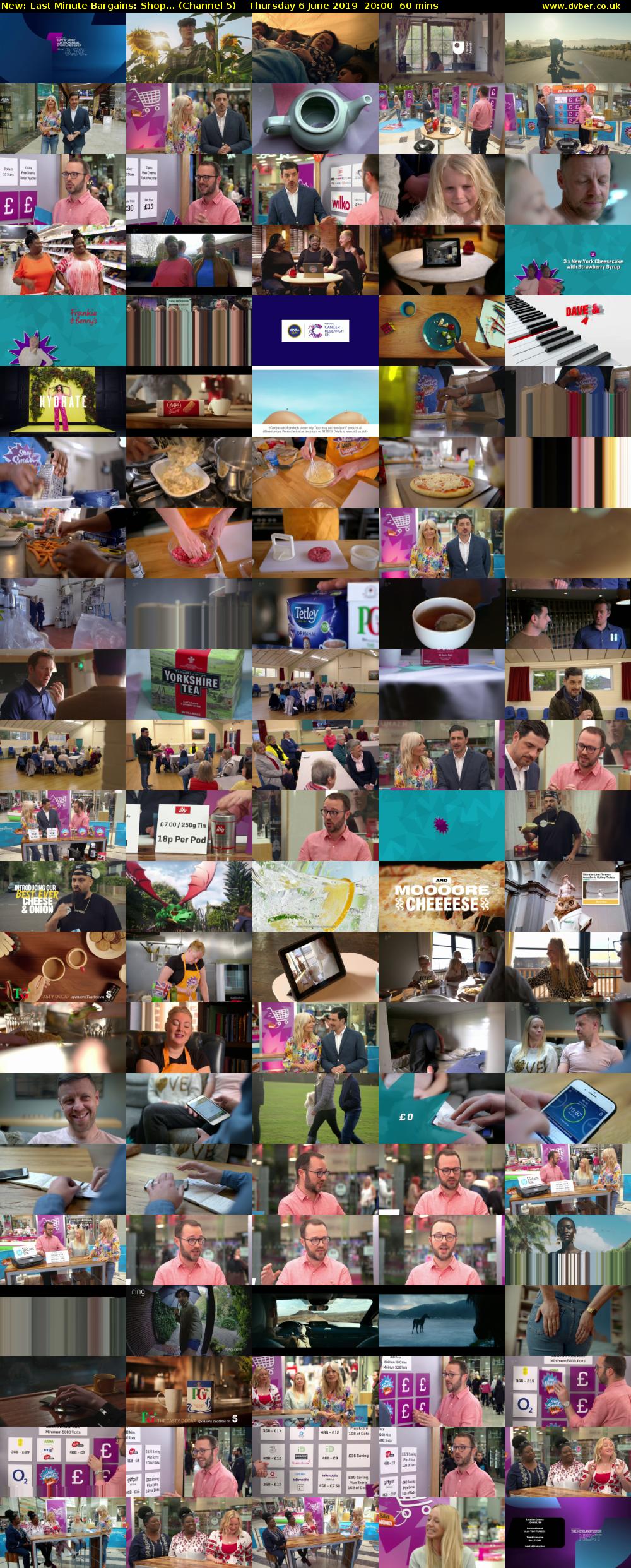 Last Minute Bargains: Shop... (Channel 5) Thursday 6 June 2019 20:00 - 21:00