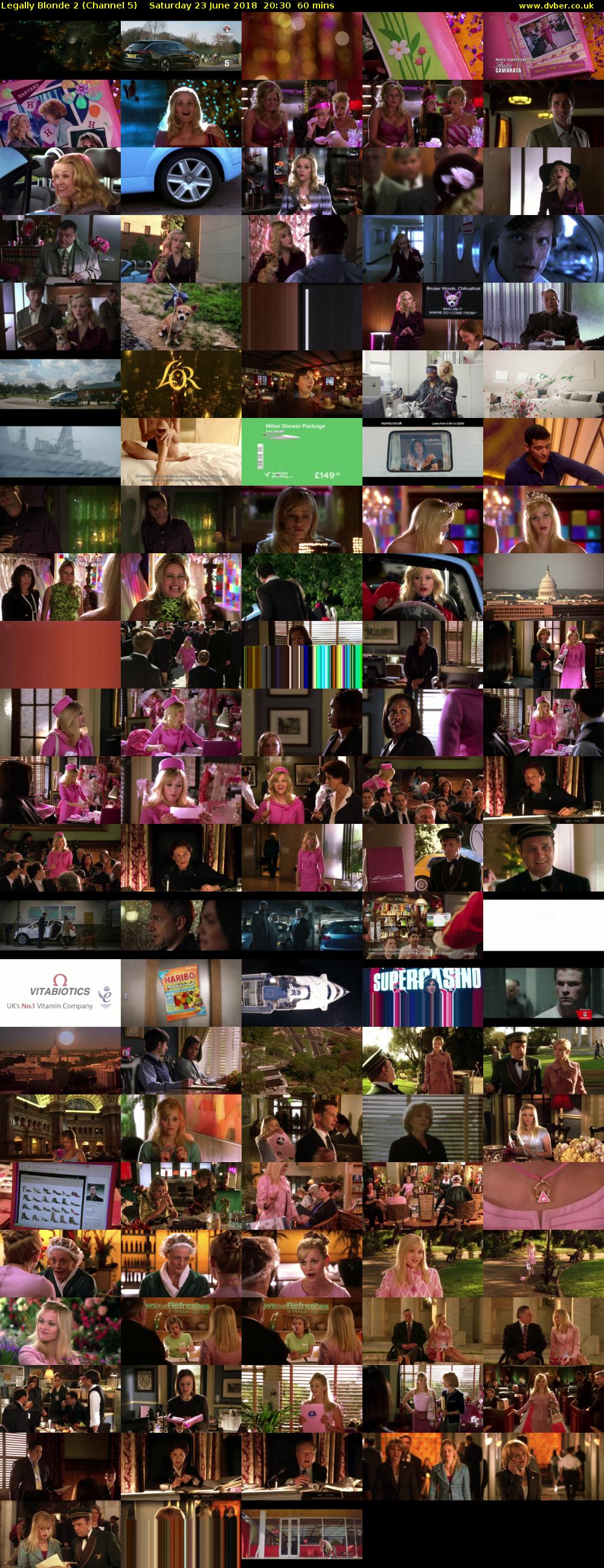 Legally Blonde 2 (Channel 5) Saturday 23 June 2018 20:30 - 21:30