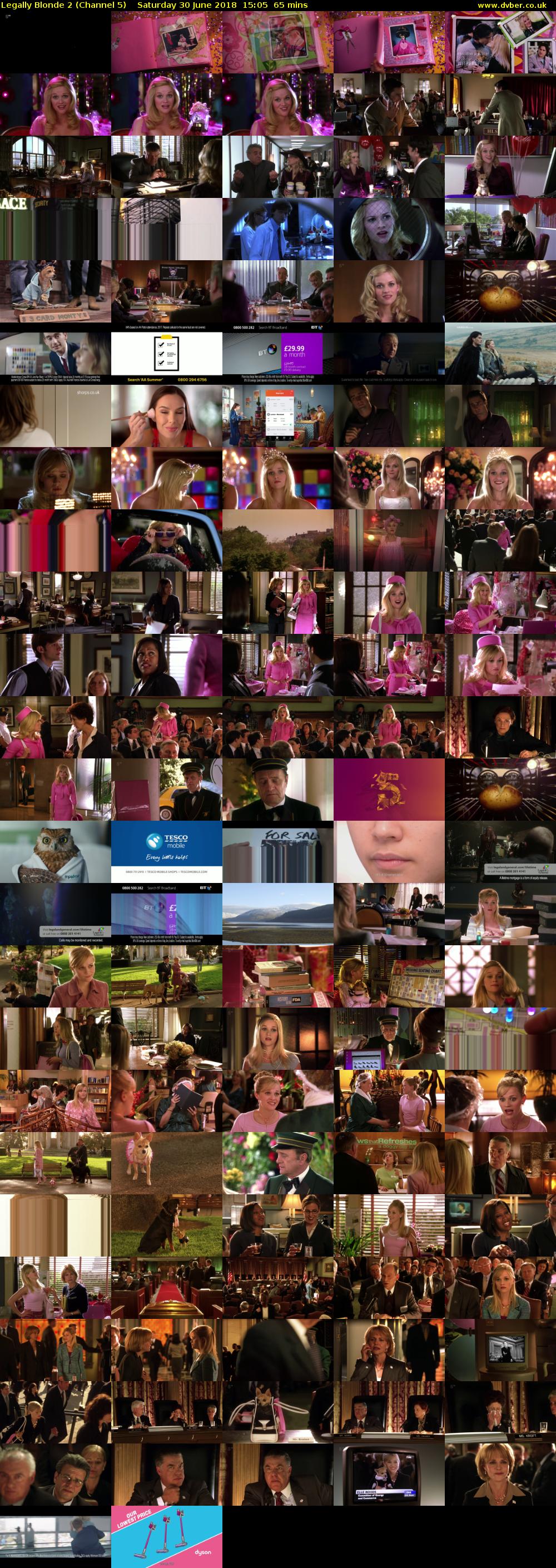 Legally Blonde 2 (Channel 5) Saturday 30 June 2018 15:05 - 16:10