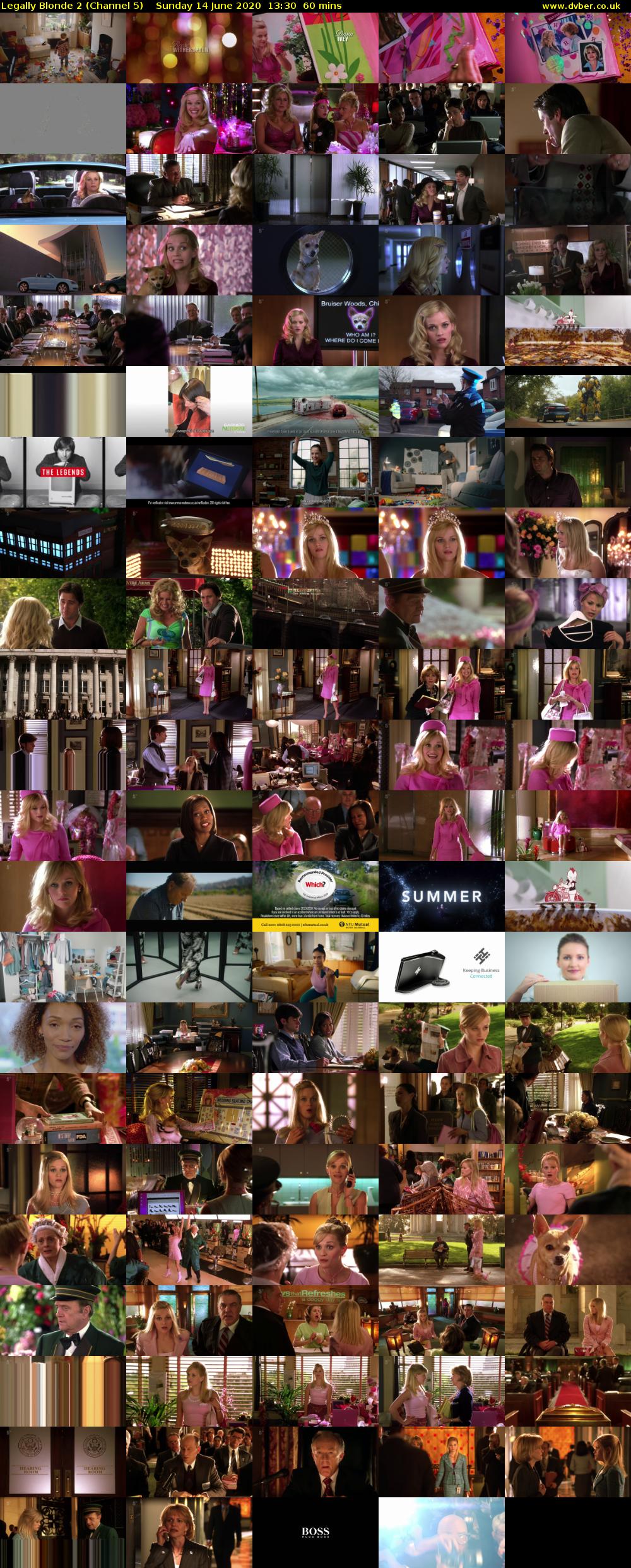 Legally Blonde 2 (Channel 5) Sunday 14 June 2020 13:30 - 14:30