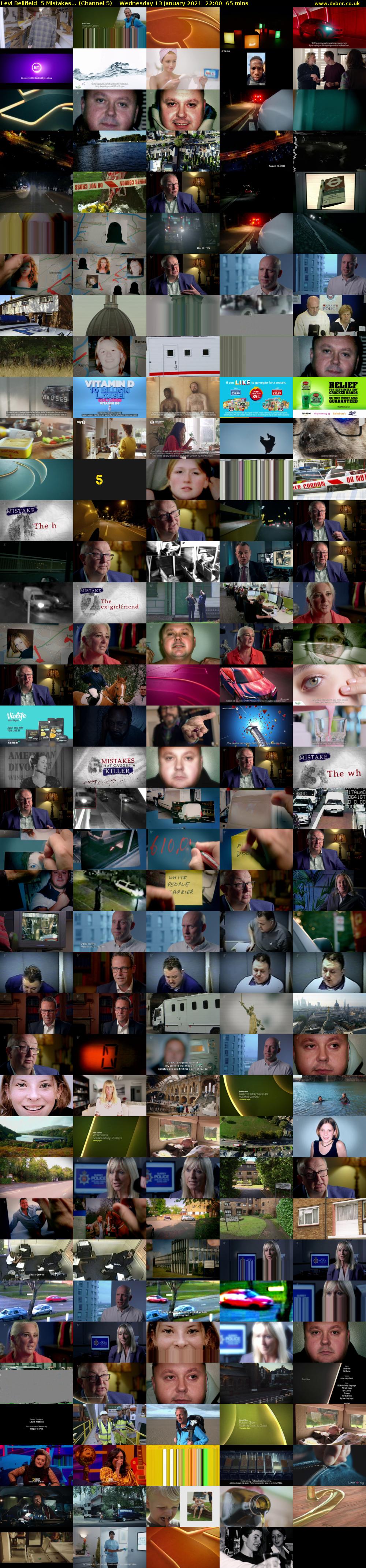 Levi Bellfield  5 Mistakes... (Channel 5) Wednesday 13 January 2021 22:00 - 23:05