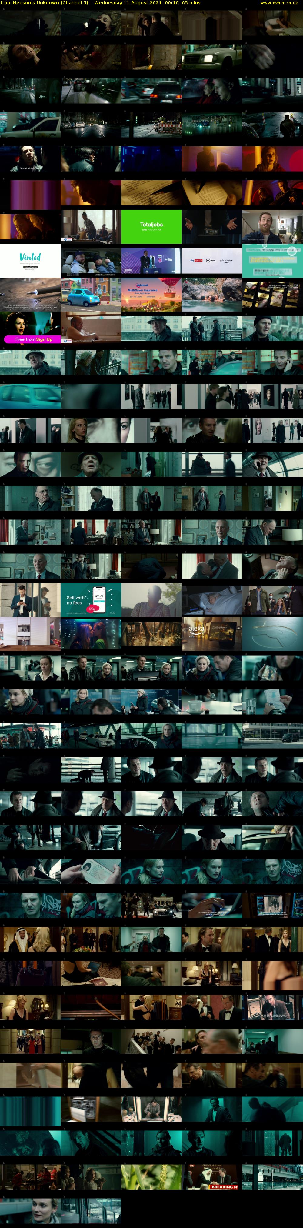 Liam Neeson's Unknown (Channel 5) Wednesday 11 August 2021 00:10 - 01:15