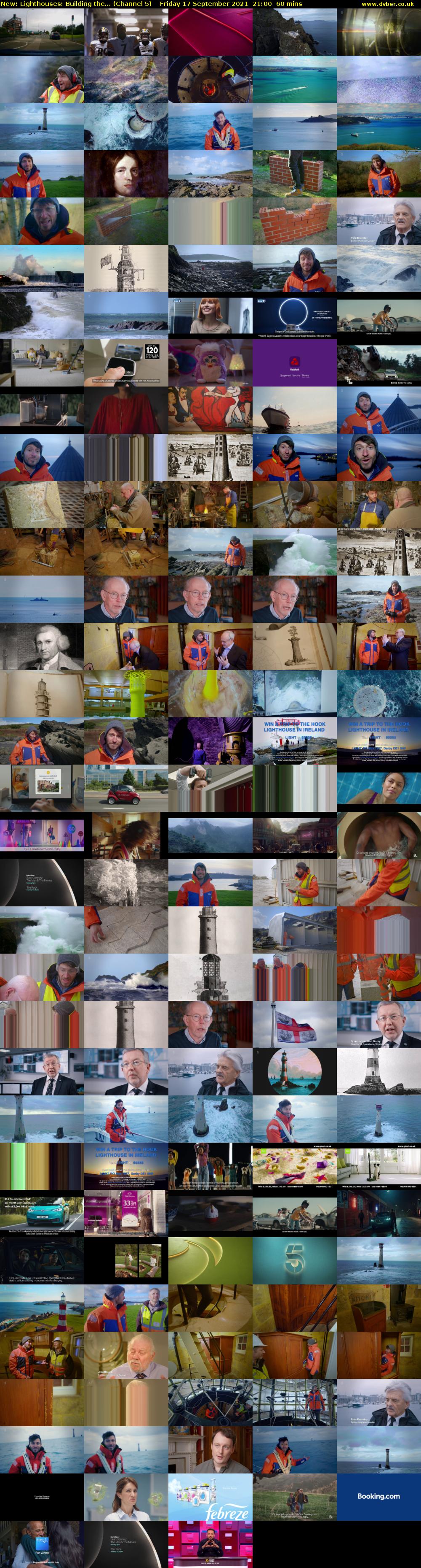 Lighthouses: Building the... (Channel 5) Friday 17 September 2021 21:00 - 22:00