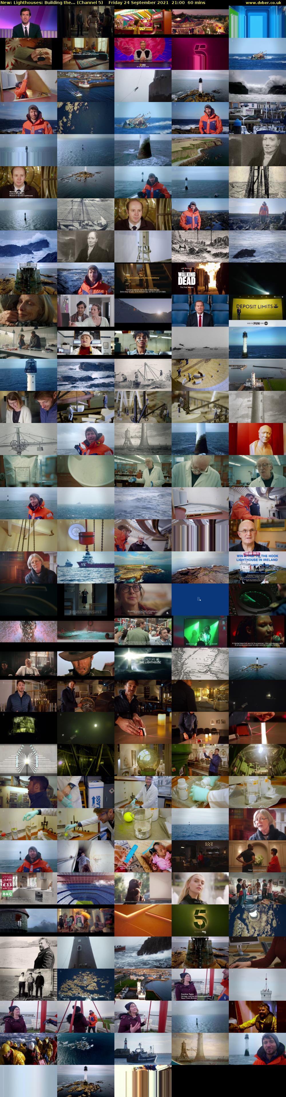 Lighthouses: Building the... (Channel 5) Friday 24 September 2021 21:00 - 22:00