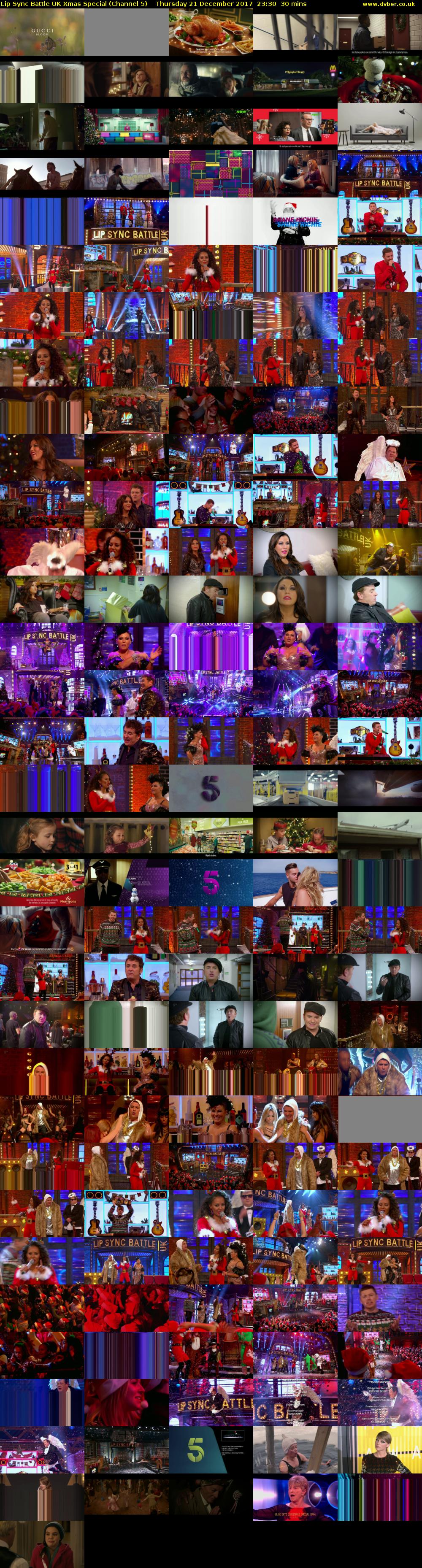 Lip Sync Battle UK Xmas Special (Channel 5) Thursday 21 December 2017 23:30 - 00:00