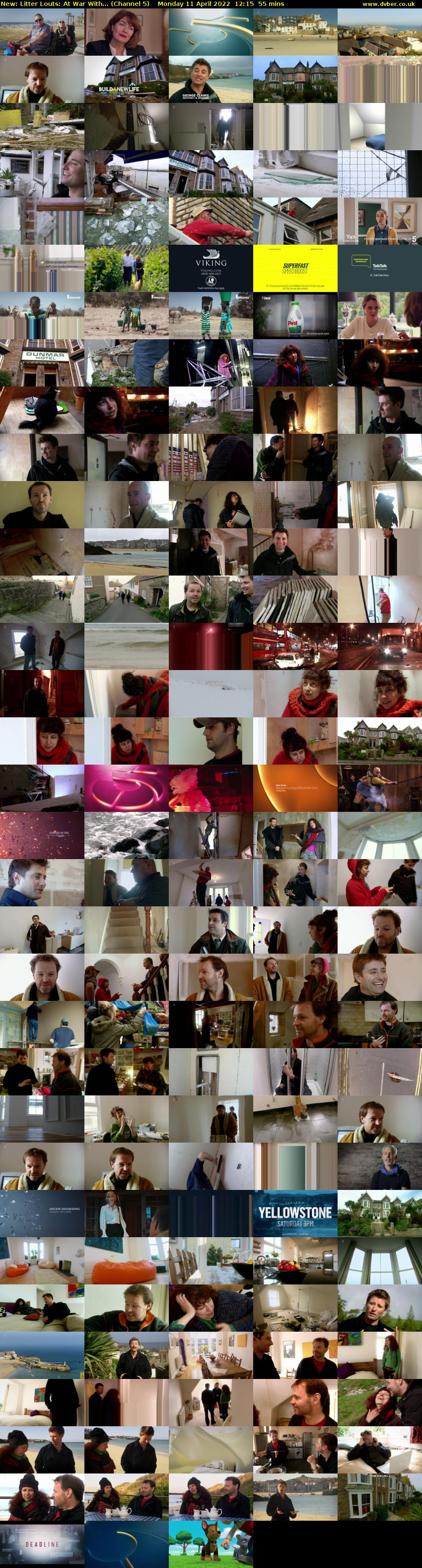 Litter Louts: At War With... (Channel 5) Monday 11 April 2022 12:15 - 13:10