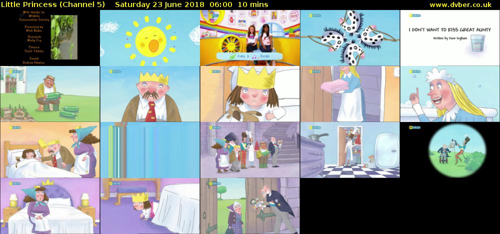 Little Princess (Channel 5) Saturday 23 June 2018 06:00 - 06:10