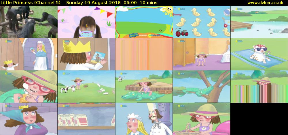 Little Princess (Channel 5) Sunday 19 August 2018 06:00 - 06:10