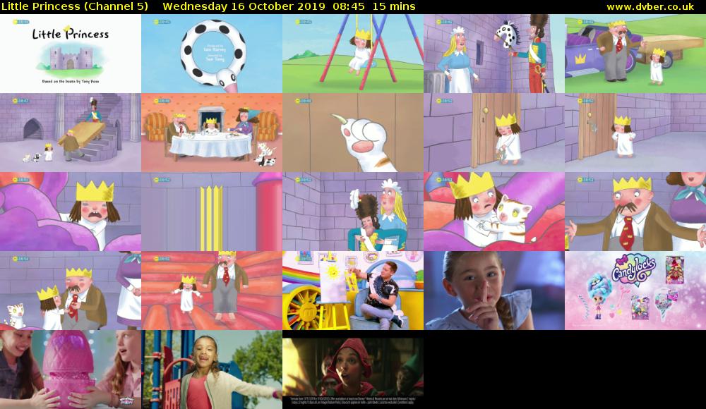 Little Princess (Channel 5) Wednesday 16 October 2019 08:45 - 09:00