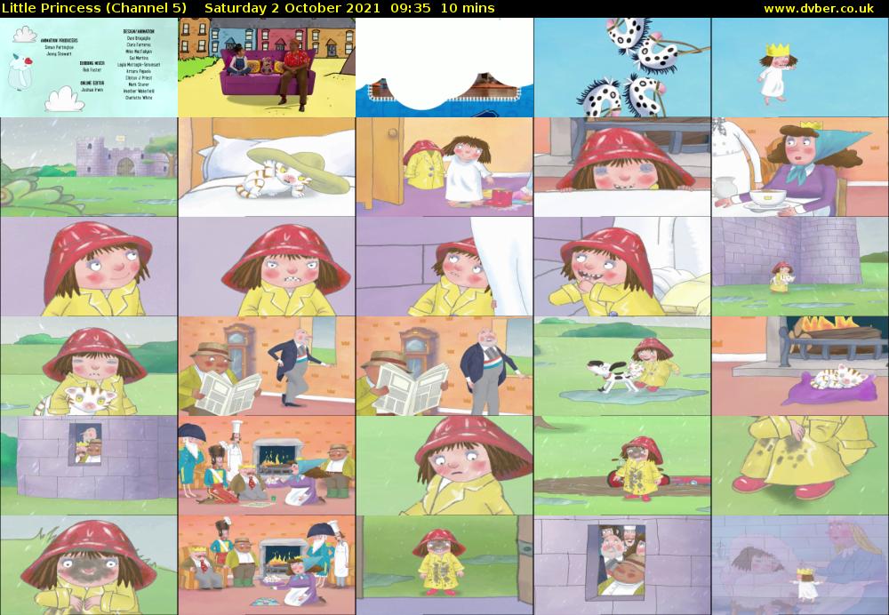 Little Princess (Channel 5) Saturday 2 October 2021 09:35 - 09:45