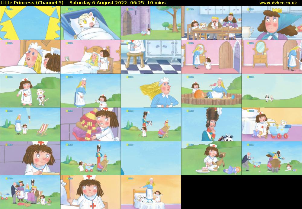 Little Princess (Channel 5) Saturday 6 August 2022 06:25 - 06:35