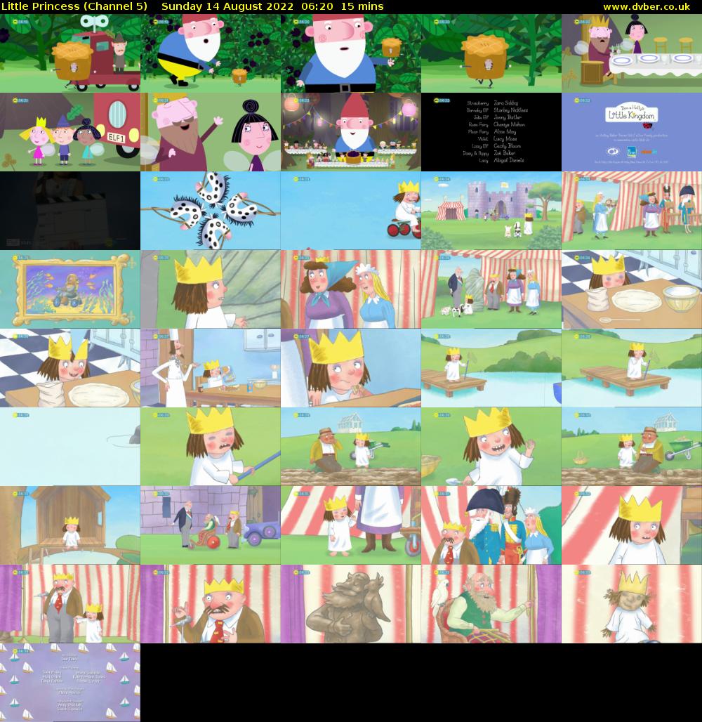 Little Princess (Channel 5) Sunday 14 August 2022 06:20 - 06:35