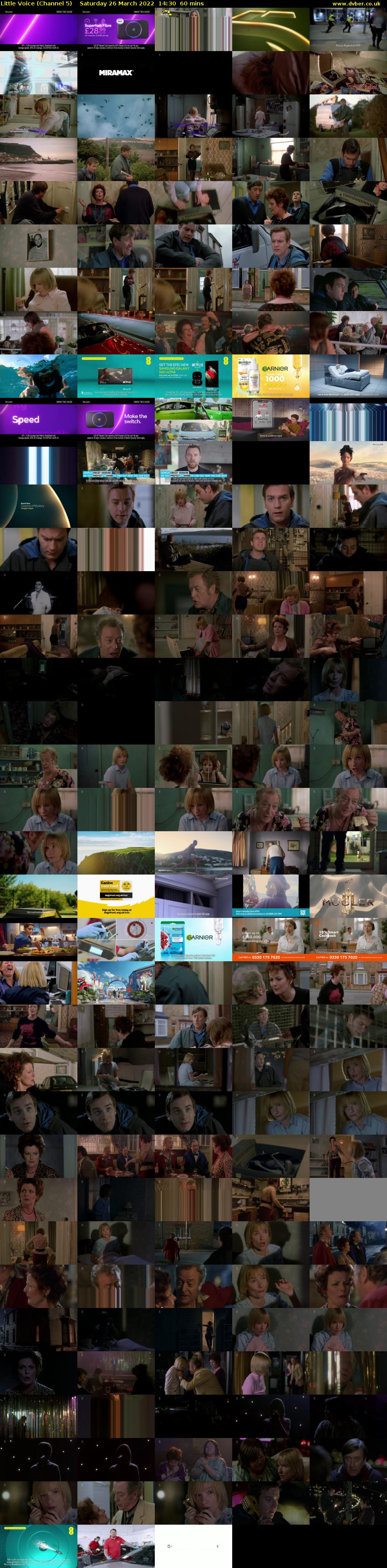 Little Voice (Channel 5) Saturday 26 March 2022 14:30 - 15:30