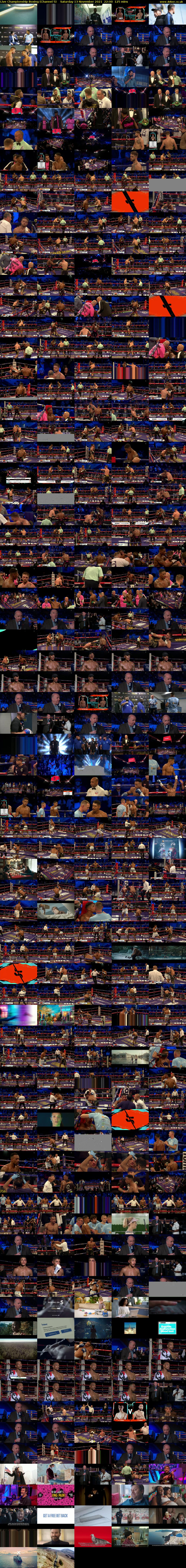 Live Championship Boxing (Channel 5) Saturday 13 November 2021 22:00 - 00:05