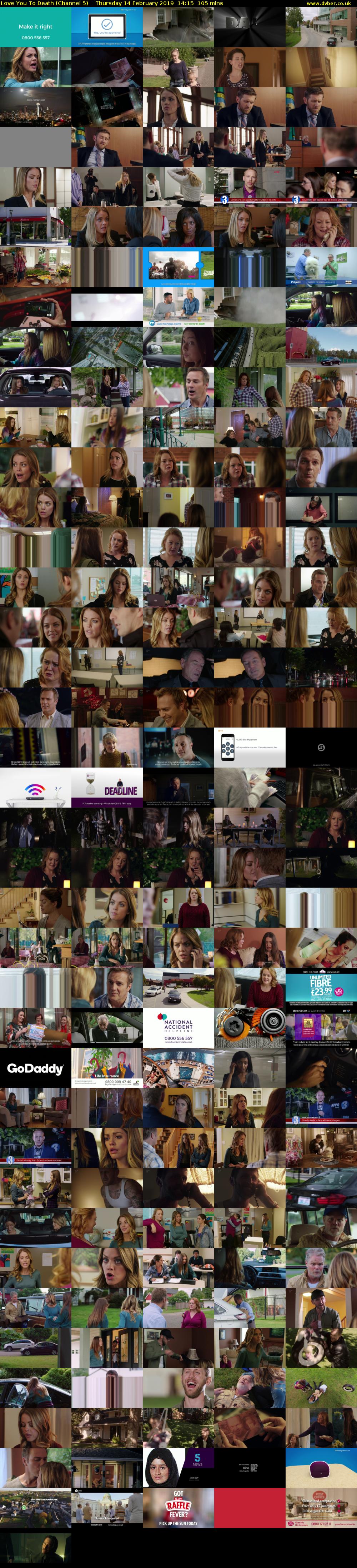 Love You To Death (Channel 5) Thursday 14 February 2019 14:15 - 16:00