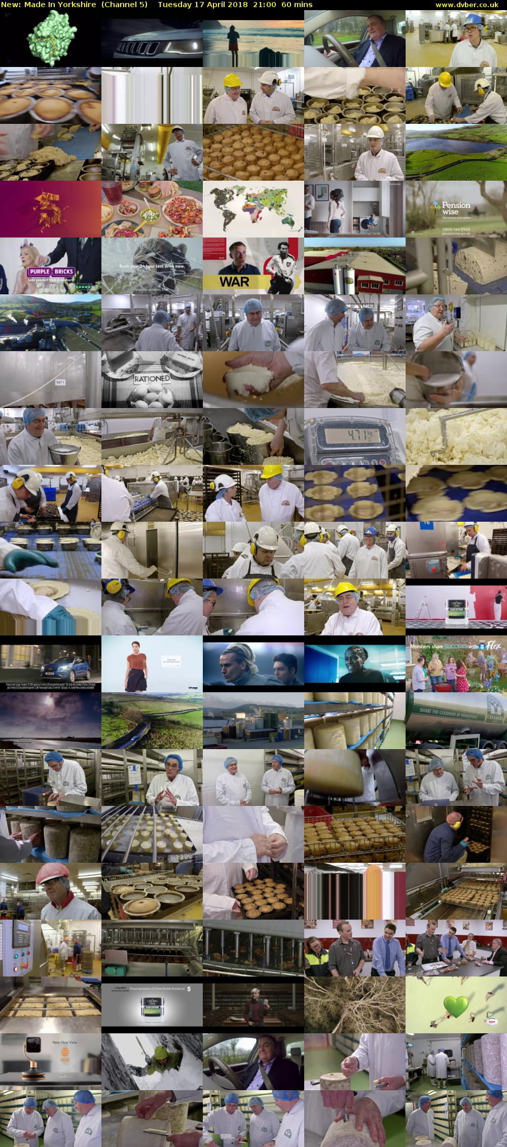 Made In Yorkshire (Channel 5) Tuesday 17 April 2018 21:00 - 22:00