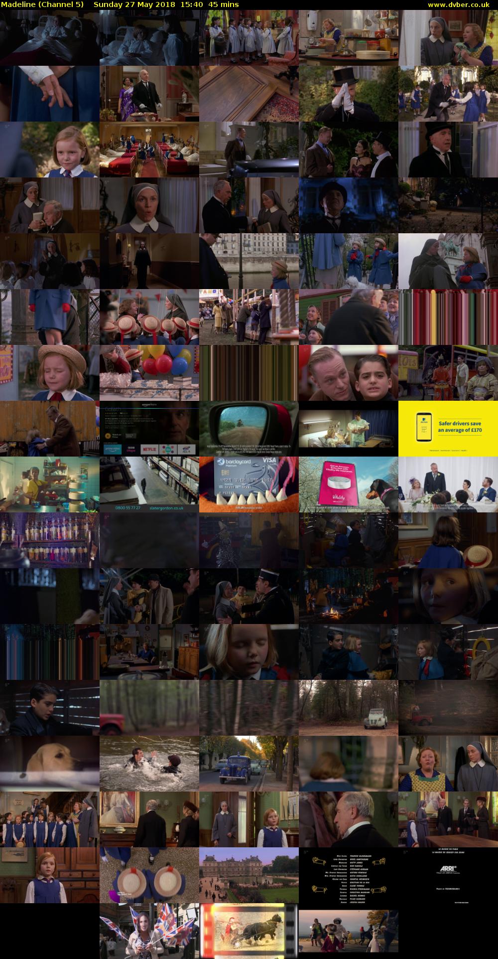 Madeline (Channel 5) Sunday 27 May 2018 15:40 - 16:25