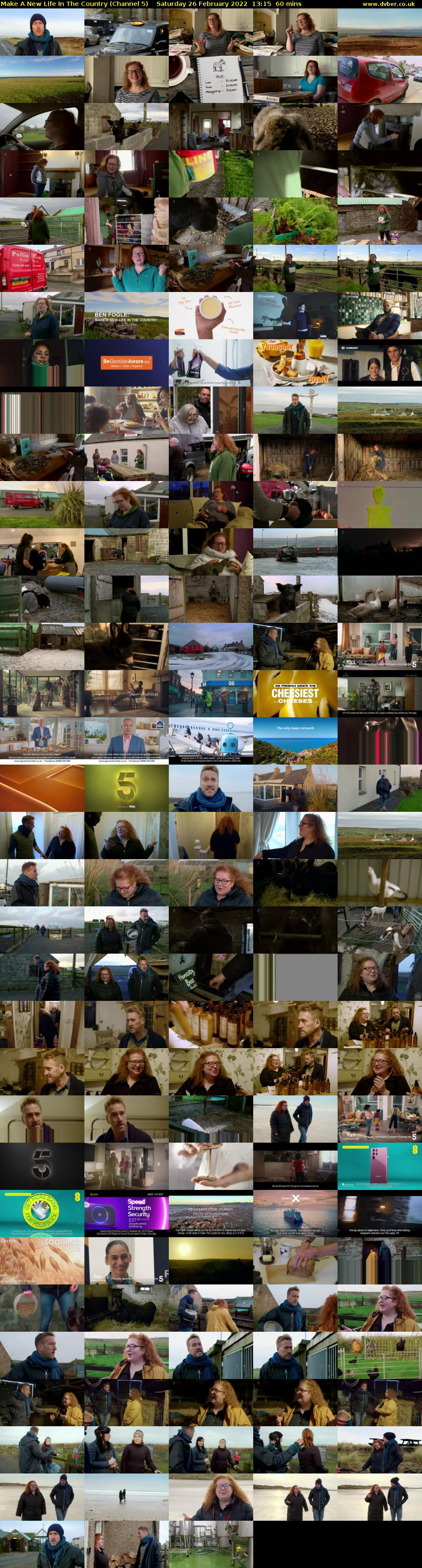 Make A New Life In The Country (Channel 5) Saturday 26 February 2022 13:15 - 14:15