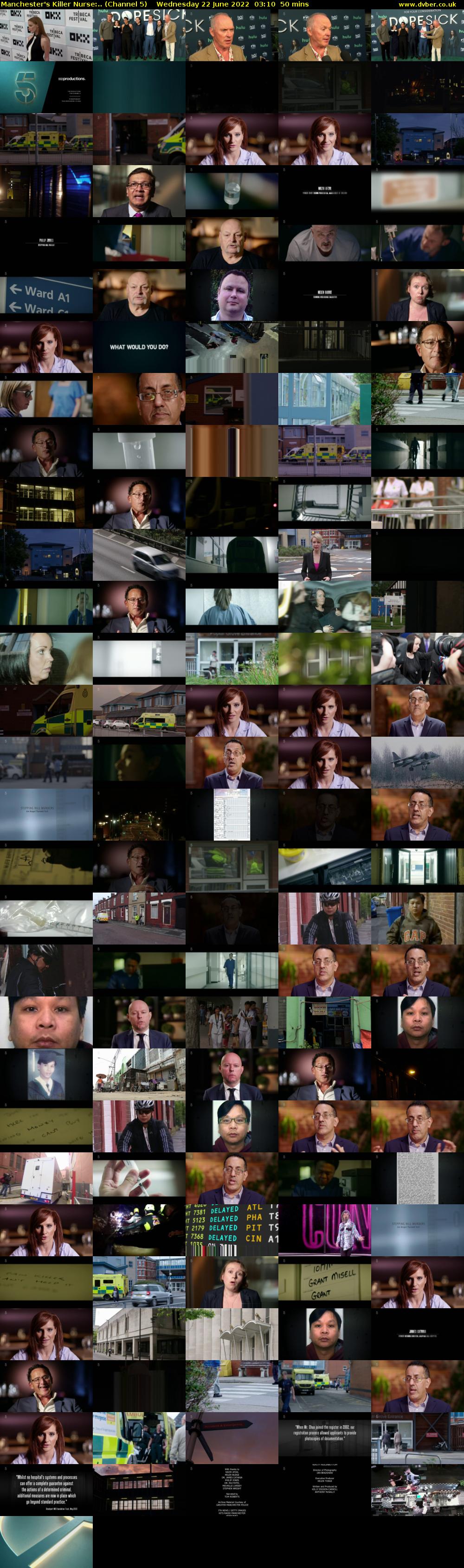 Manchester's Killer Nurse:.. (Channel 5) Wednesday 22 June 2022 03:10 - 04:00