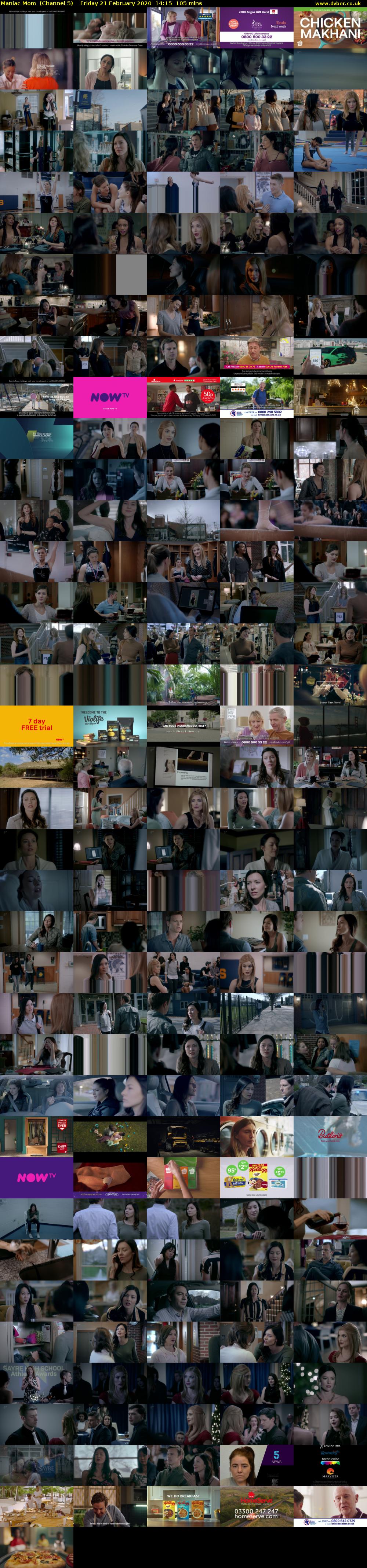 Maniac Mom  (Channel 5) Friday 21 February 2020 14:15 - 16:00