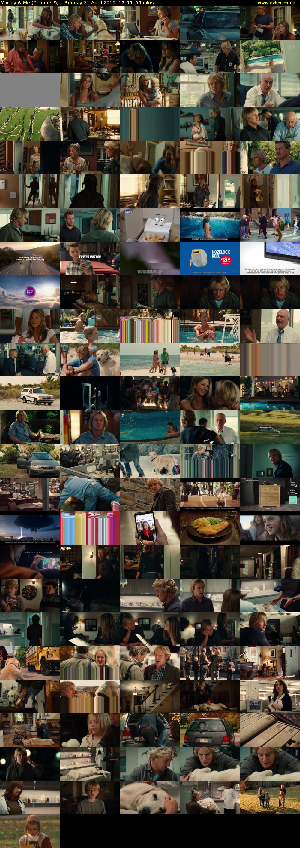 Marley & Me (Channel 5) Sunday 21 April 2019 17:55 - 19:00