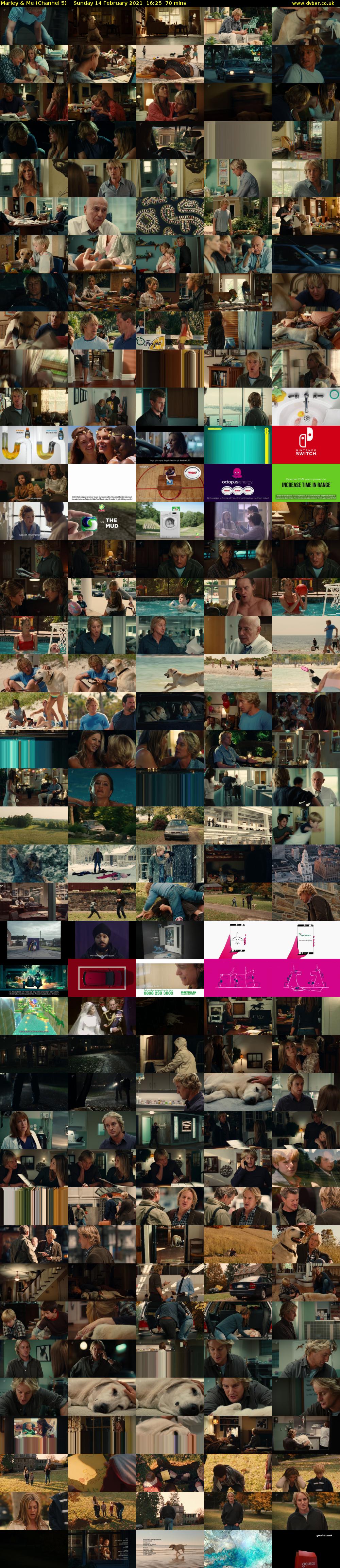 Marley & Me (Channel 5) Sunday 14 February 2021 16:25 - 17:35