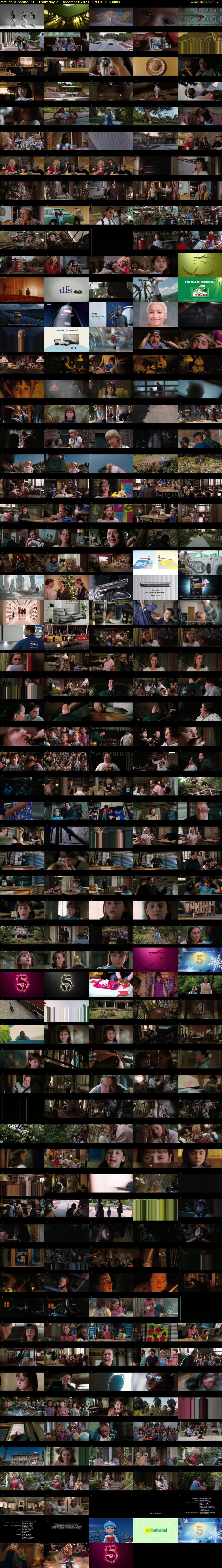 Matilda (Channel 5) Thursday 23 December 2021 17:10 - 18:55