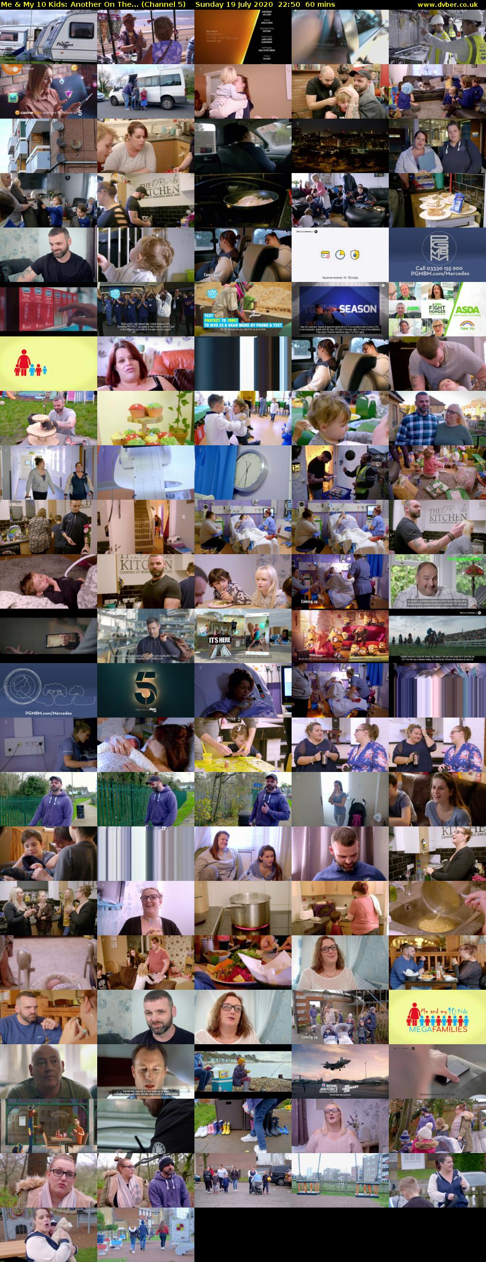 Me & My 10 Kids: Another On The... (Channel 5) Sunday 19 July 2020 22:50 - 23:50