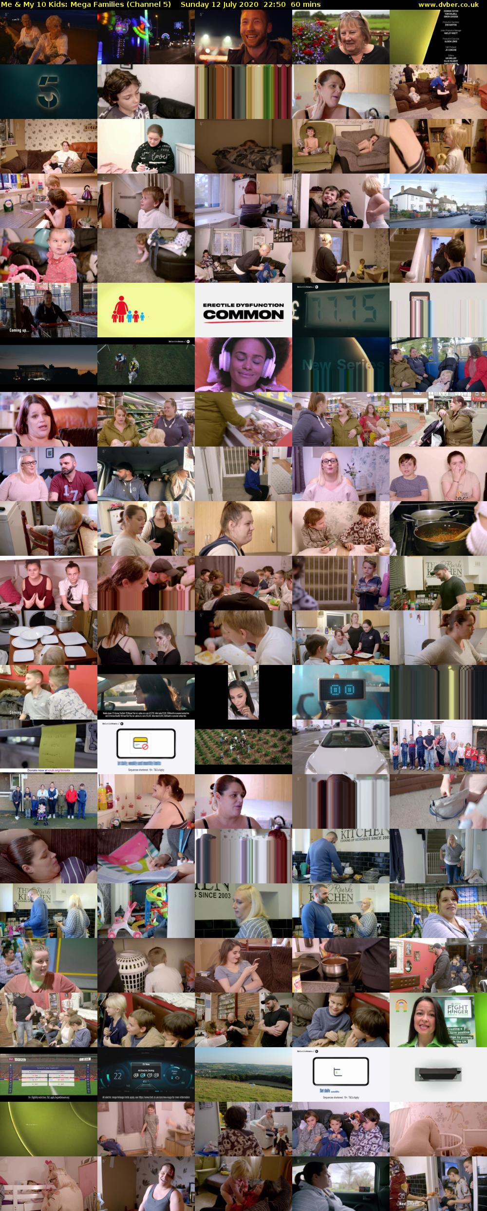 Me & My 10 Kids: Mega Families (Channel 5) Sunday 12 July 2020 22:50 - 23:50