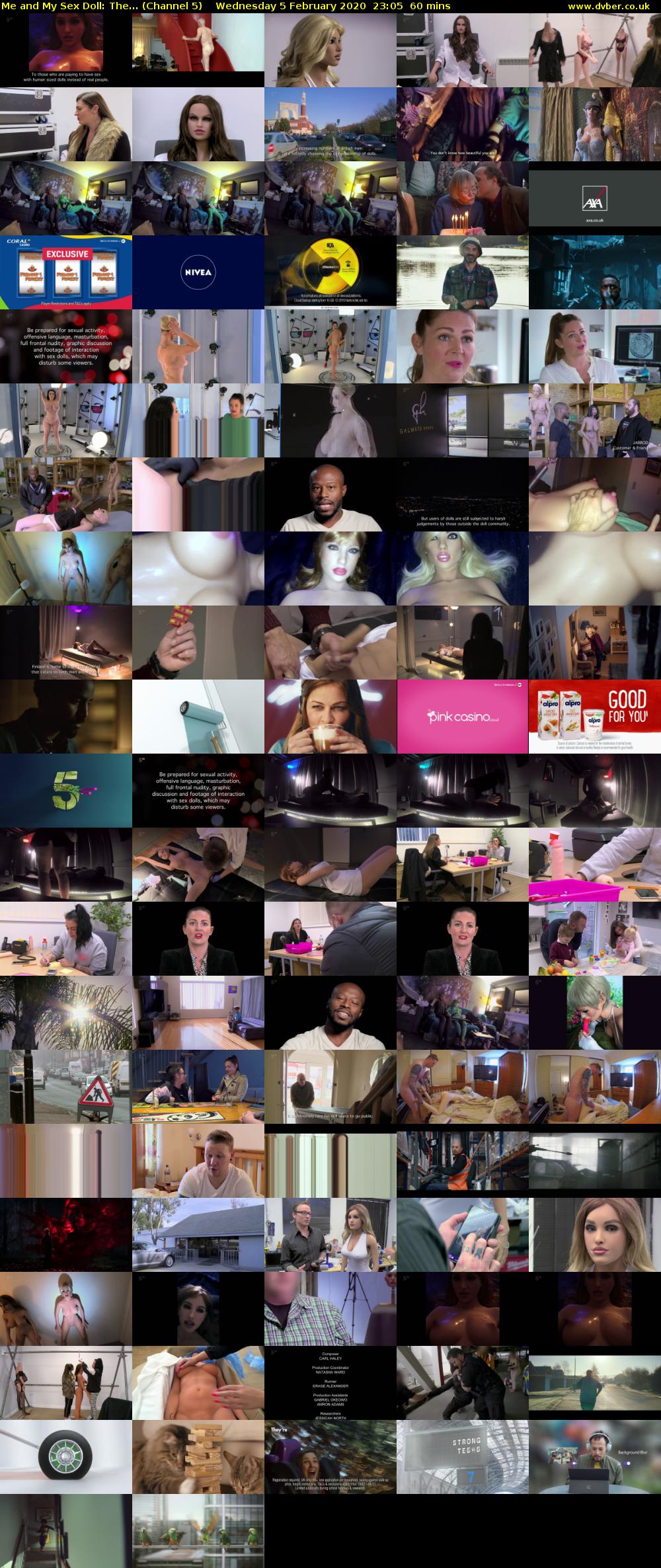 Me and My Sex Doll: The... (Channel 5) Wednesday 5 February 2020 23:05 - 00:05