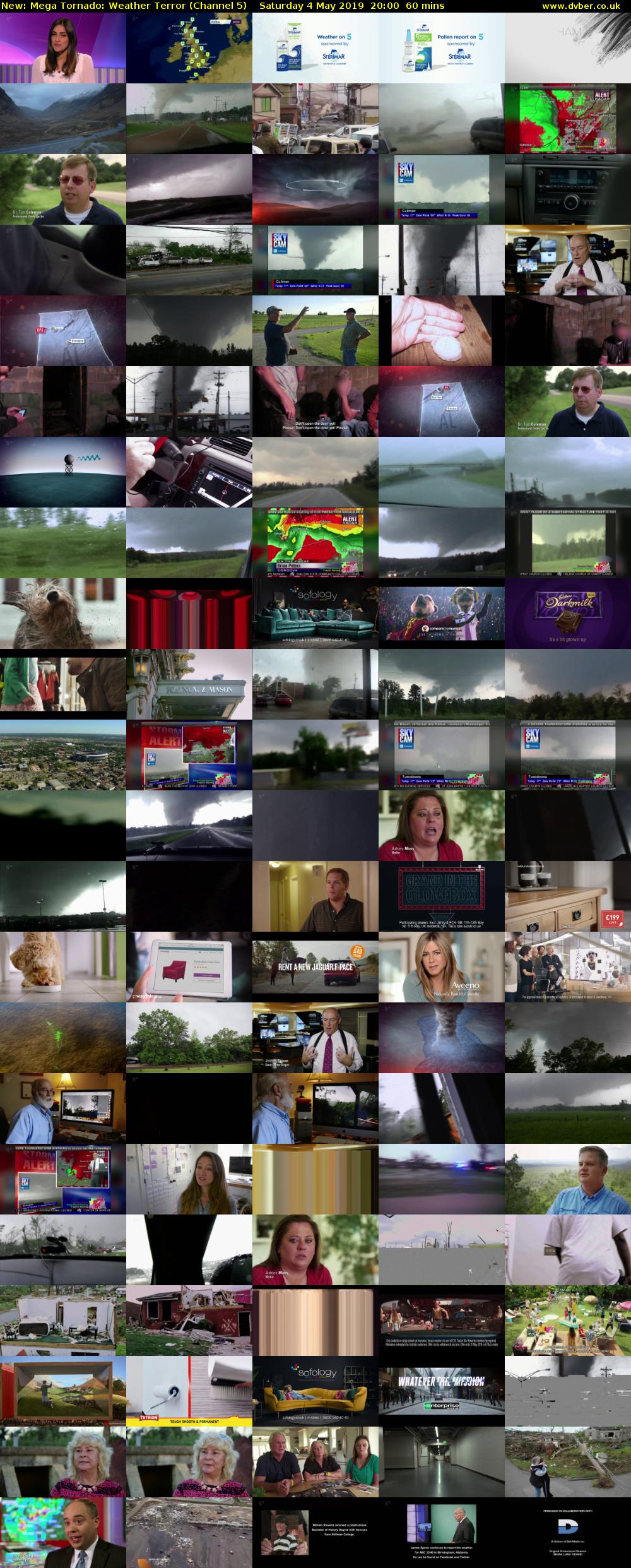 Mega Tornado: Weather Terror (Channel 5) Saturday 4 May 2019 20:00 - 21:00