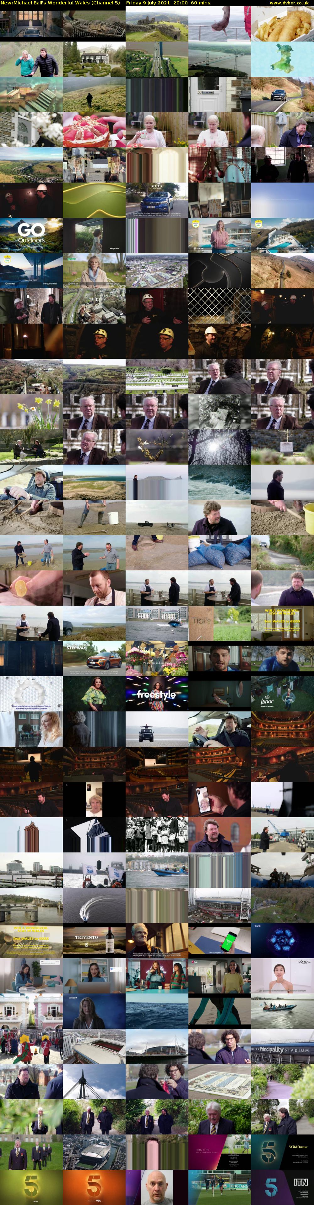 Michael Ball's Wonderful Wales (Channel 5) Friday 9 July 2021 20:00 - 21:00